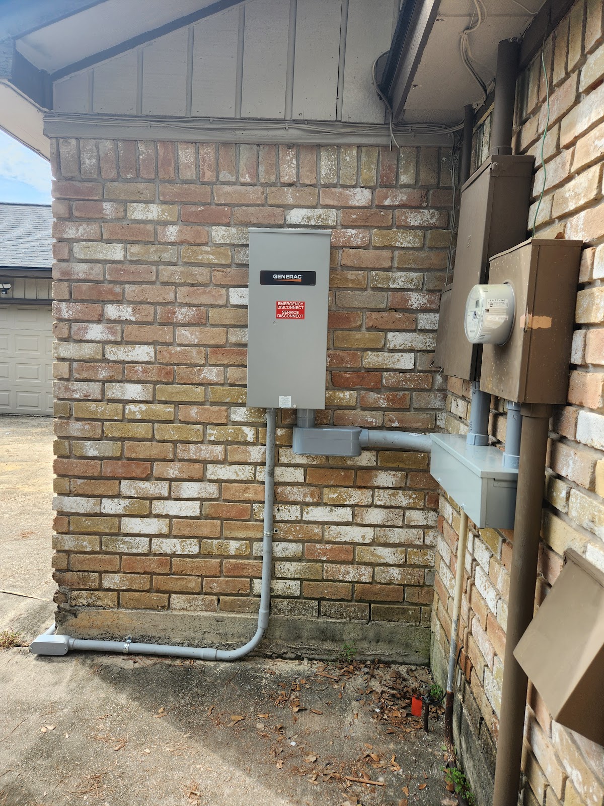 Generac generator transfer switch installed by Brightside Electric